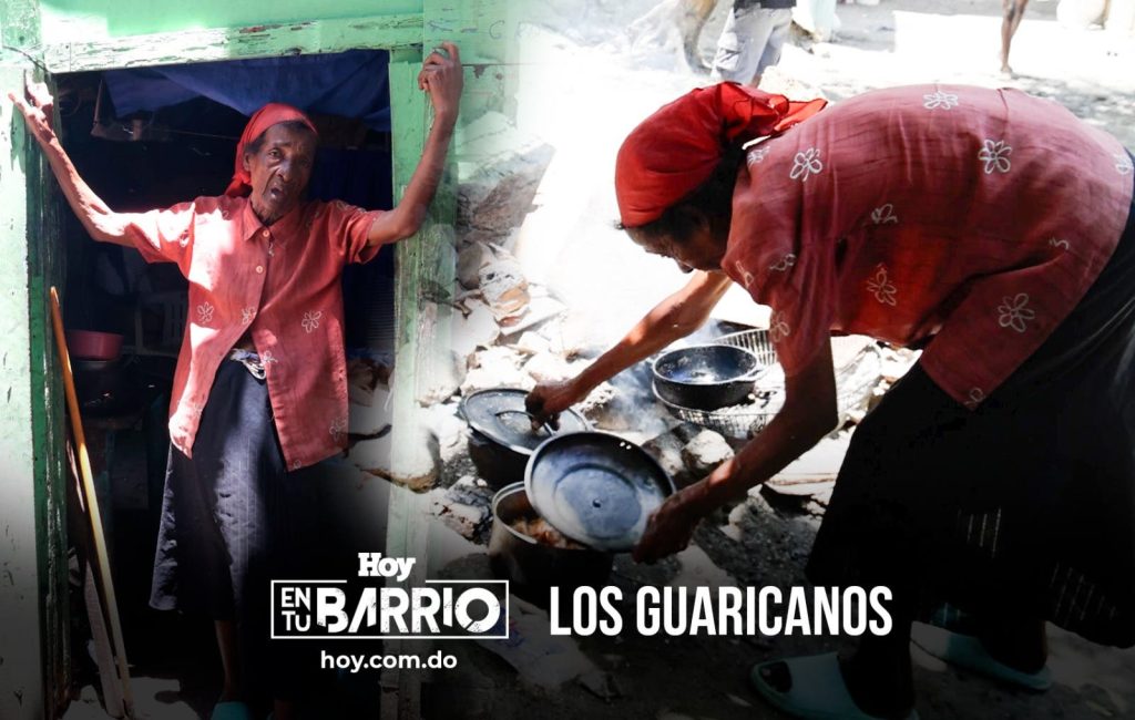 La lucha diaria de una anciana de 80 años contra la pobreza y la soledad en Los Guaricanos