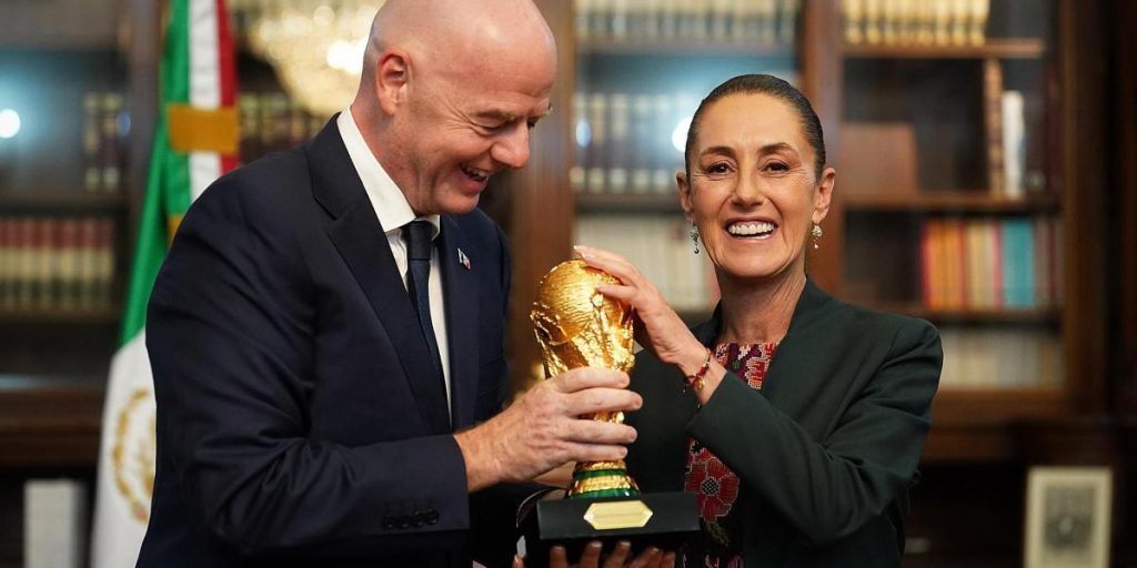 The infantino gift to Sheinbaum