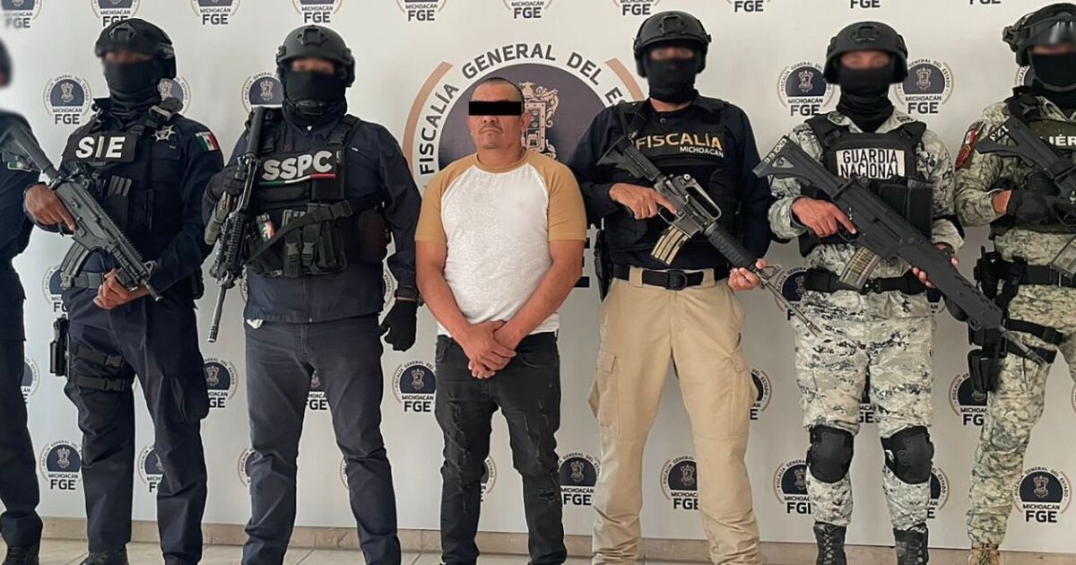 "The silence", leader of extortionists, is arrested in Guanajuato