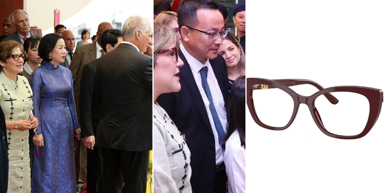 Lis Cuesta, Díaz-Canel, gafas, pueblo cubano