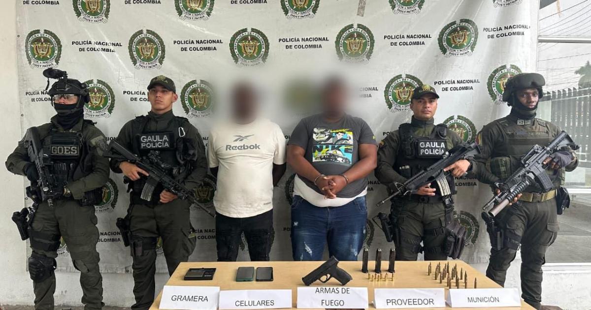 They capture two ELN collaborators in Buenaventura: they would be linked to tractomulas burning