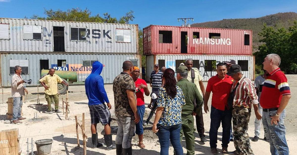 They deliver recycled containers instead of houses to those affected by Hurricane Oscar
