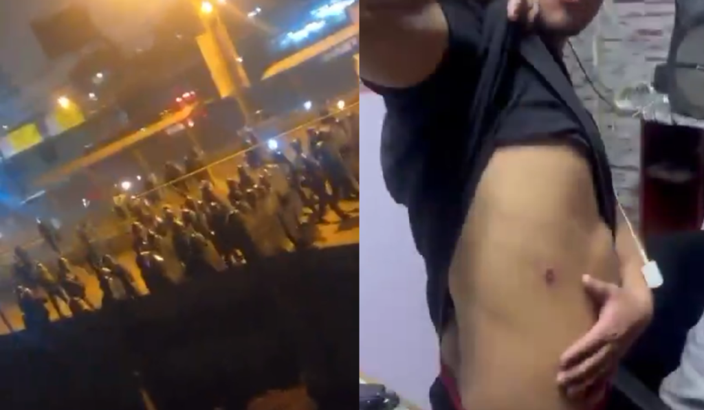 They denounce that PNP entered the Cantagallo Community with tear): Communeo was injured with Perdigón