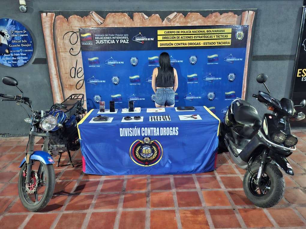 They dismantle 2 drug distribution points in the states Táchira and Miranda