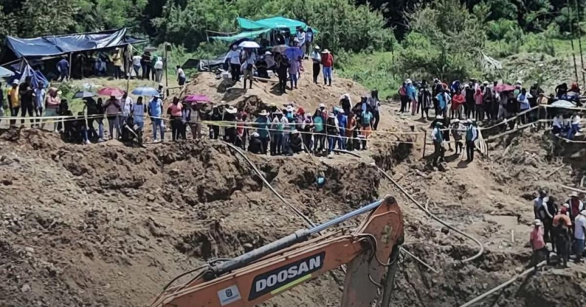 They found lifeless, the 7 miners who were caught in a mine in Santander de Quilichao, Cauca