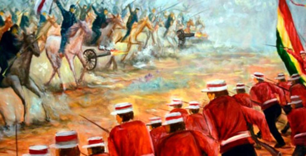 They promote the declaration of 7 new heroes of Bolivia, including Cañoto