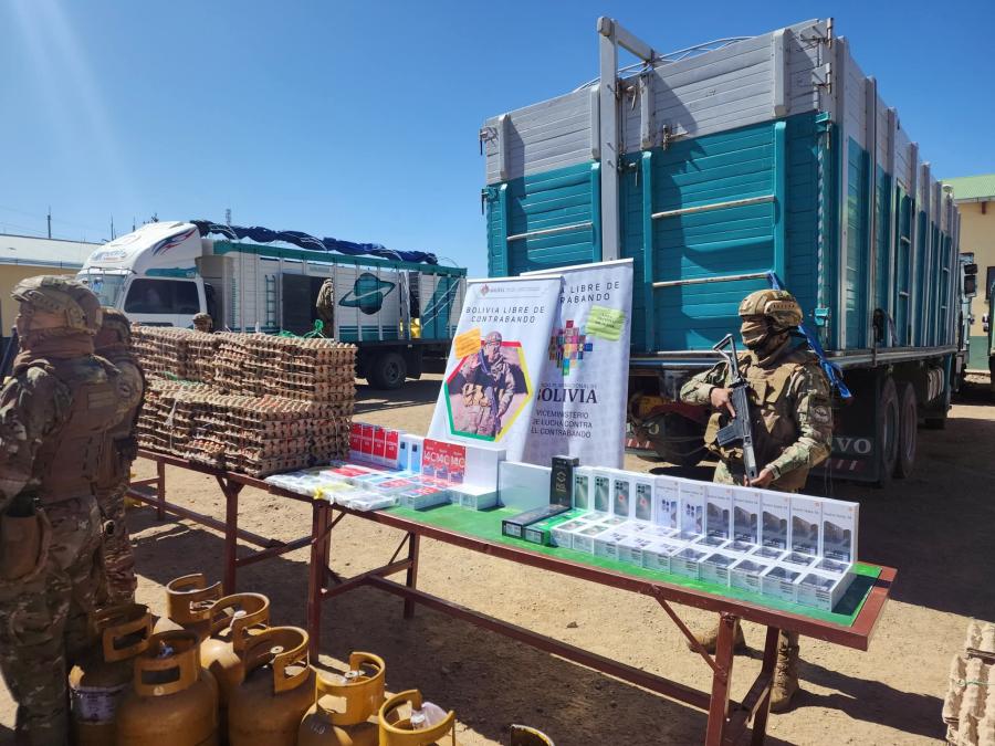 They report more than Bs 101 million in contrabing affectation so far this year