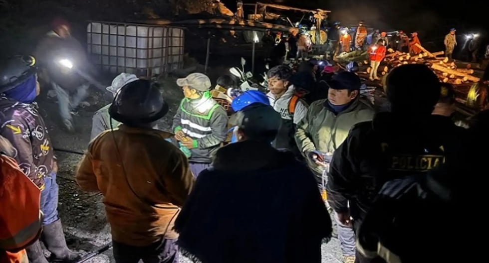 They rescue 10 miners caught after collapse in Quiruvilca, La Libertad