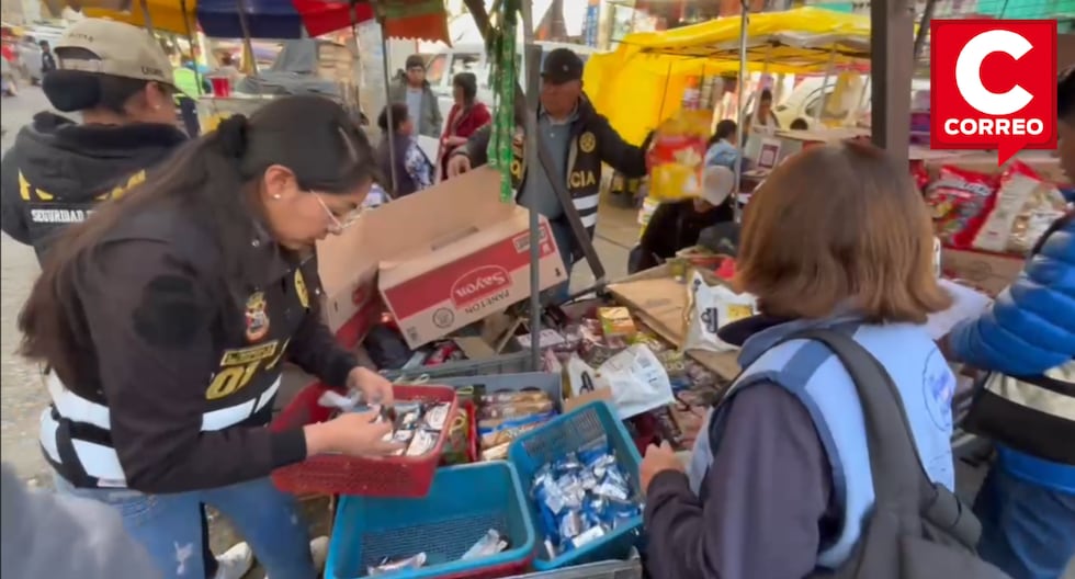 They seize sweets with adulterated dates in operation against informal trade in Huancayo