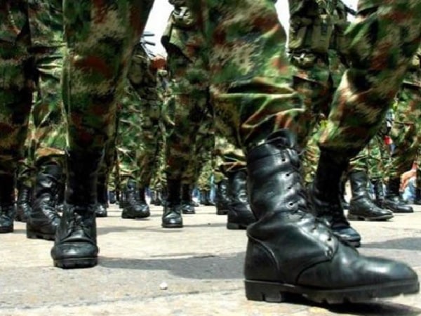 Soldados colombianos.