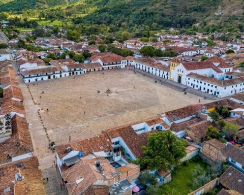 Fósil de tiburón encontrado en Villa de Leyva, Boyacá.