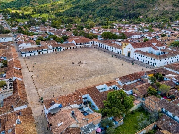 Fósil de tiburón encontrado en Villa de Leyva, Boyacá.