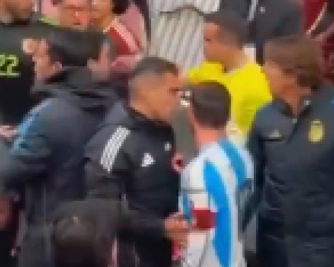 This is what happened in the costume tunnel between Messi and Tomás Rincón