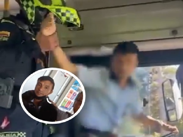 Conductor de SITP de Transmilenio que sufrió descompensación.