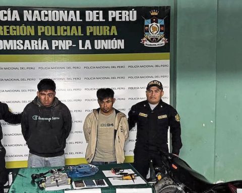 Two assailants go to jail for stealing a motorcycle in Piura