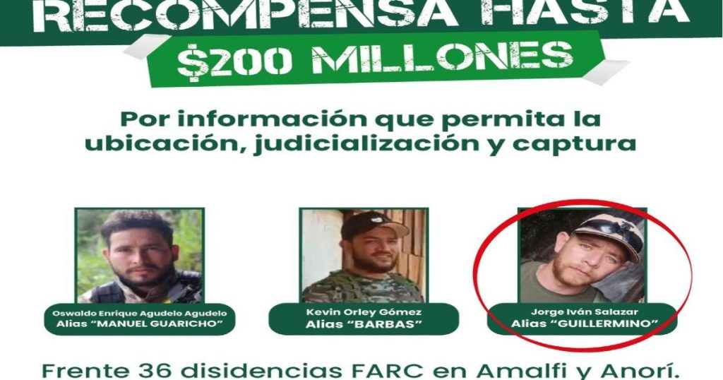 Two presumed responsible for the murder of 13 police officers in Amalfi, Antioquia