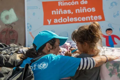 UNICEF donates migration 3 enclosures migratory processes of children