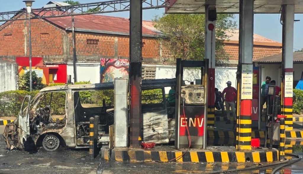Vehicle fire causes concern in Montero Supply