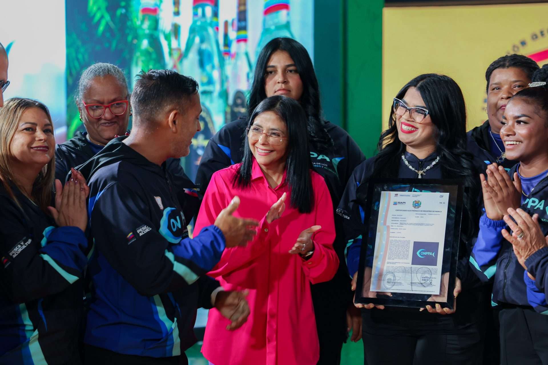 Vice President Rodríguez highlights impulse to intellectual property