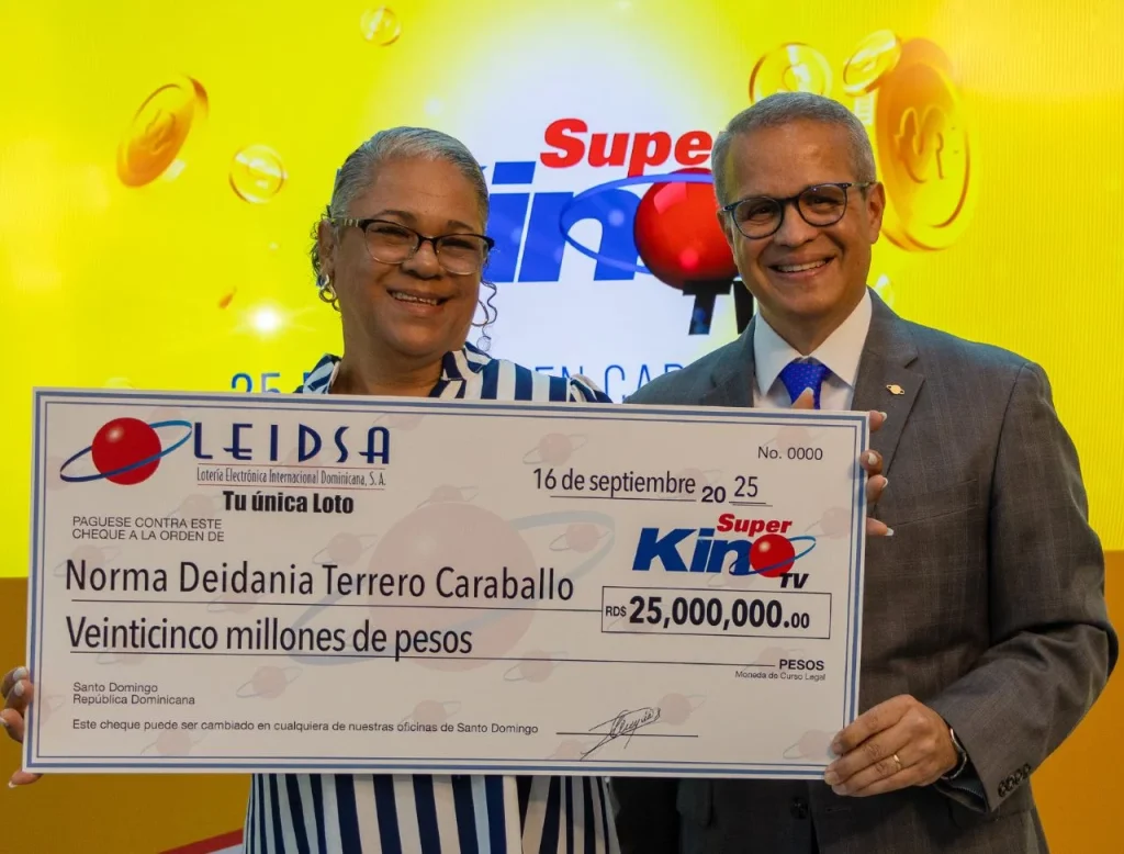 Visit and millionaire! Leidsa delivers 25 million to Dominican resident in New York