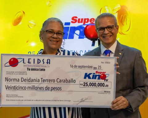 Visit and millionaire! Leidsa delivers 25 million to Dominican resident in New York