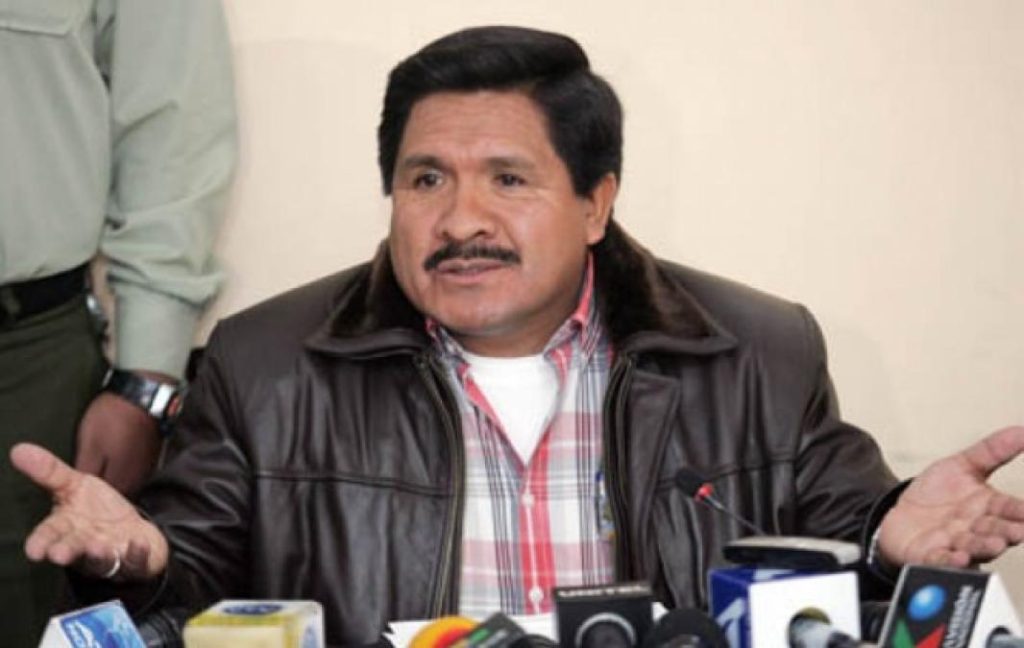 Was Cáceres apprehended in flagrance?, Minister Ríos contradicts