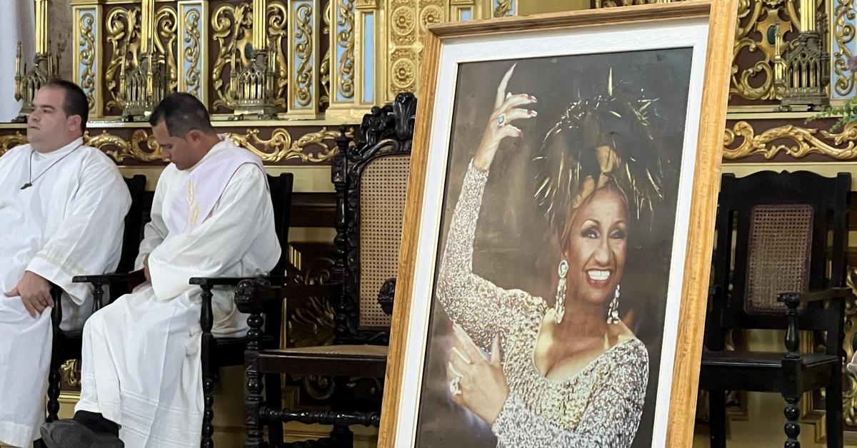 A mass in Havana remembers Celia Cruz on her centenary