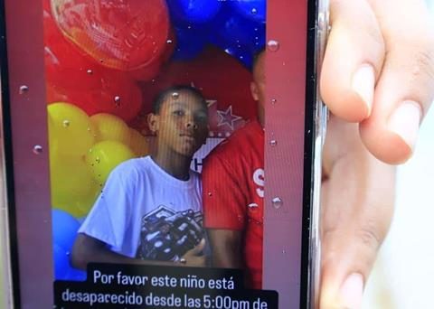 A minor under 13 years of age disappears in Los Mameyes