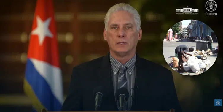 Cuba, hambre, Díaz-Canel, FAO