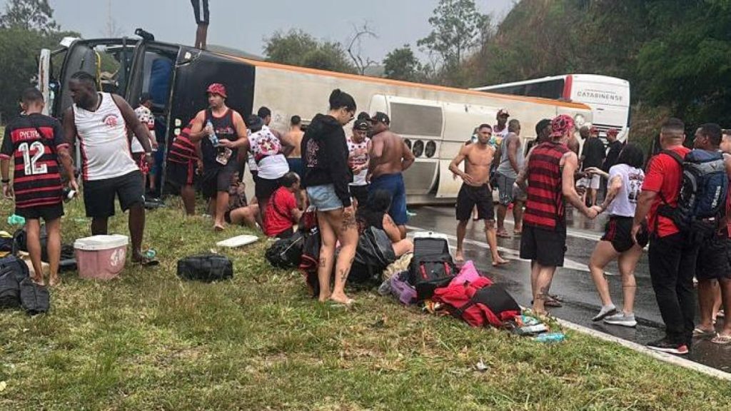 Accident in Brazil, with almost 50 Flamengo fans injured