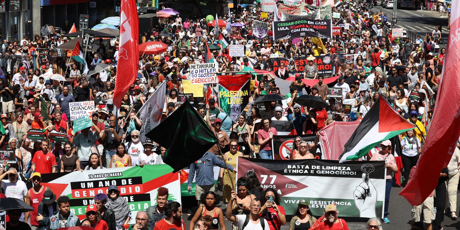 Act calls for release of flotilla activists and hard measures of Brazil