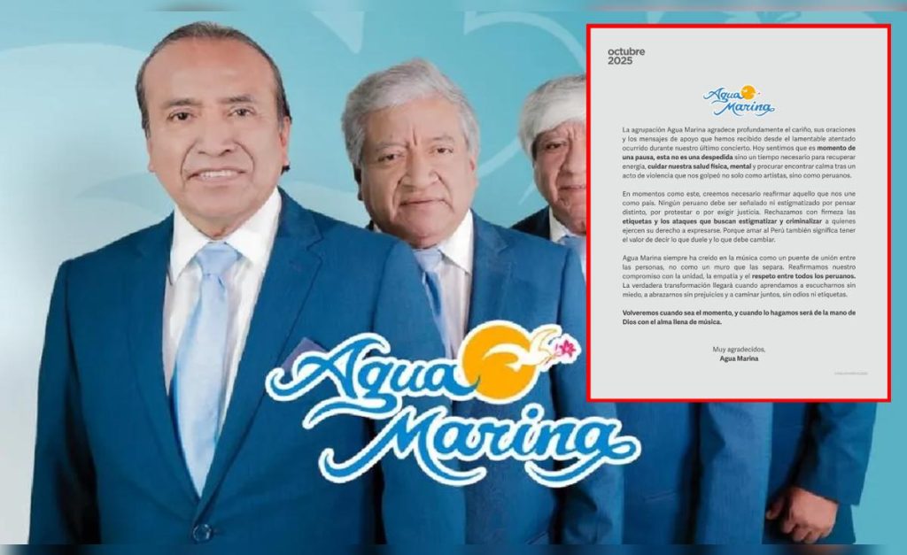 Agua Marina asks for respect for the protest: “We reject the labels and attacks that seek to criminalize those who express themselves”