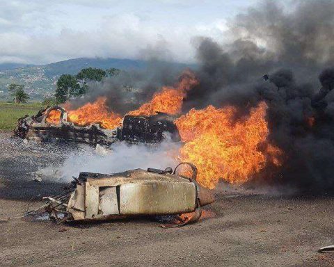 Air tragedy in Paramillo left two people dead