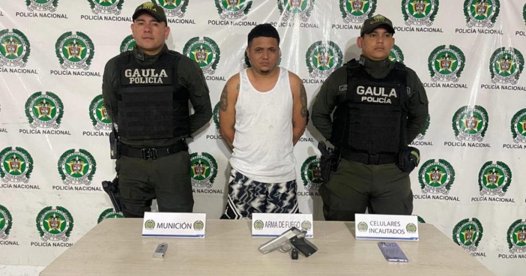 Alias ​​'Enzo', alleged extortionist leader of 'Los Costeños', is captured in Barranquilla in the midst of peace talks