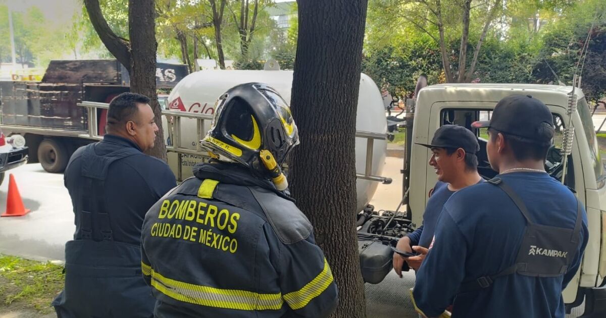 Another gas leak in CDMX: Firefighters attend incident in internal circuit
