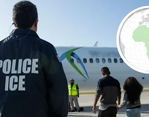 Un agente de ICE / Ubicación de Esuatini en el continente africano