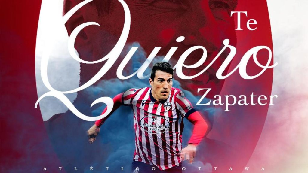 Atlético Ottawa pays tribute to Aragonese midfielder Alberto Zapater