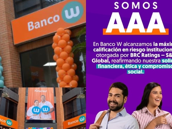 Banco W logra importante reconocimiento de una destacada firma calificadora por su solidez financiera