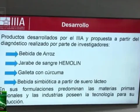 "Propuestas alimentarias" presentadas por el Instituto de Investigaciones para la Industria Alimentaria (IIIA)