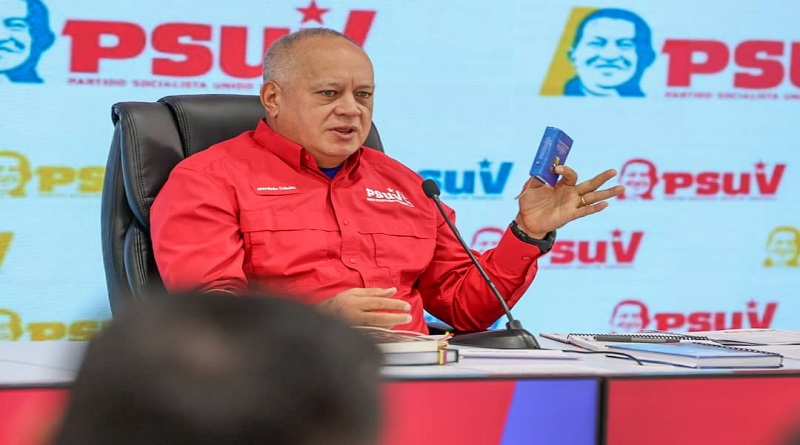 Cabello describes the US argument to attack Venezuela as a “false positive”