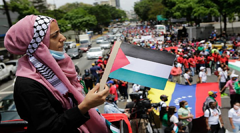 Caracas se movilizará por la libertad y soberanía de Palestina y Venezuela