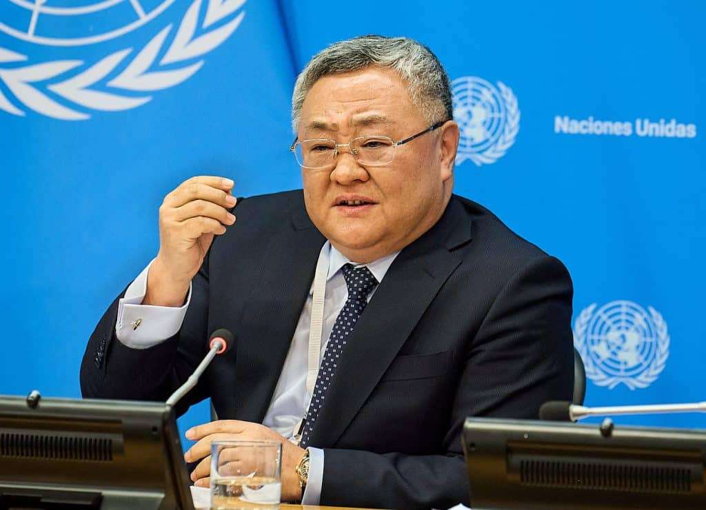 China says in the Security Council that the US threatens peace in the region