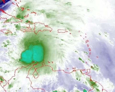 La tormenta tropical Melissa a las 6:20 de la tarde de este miércoles