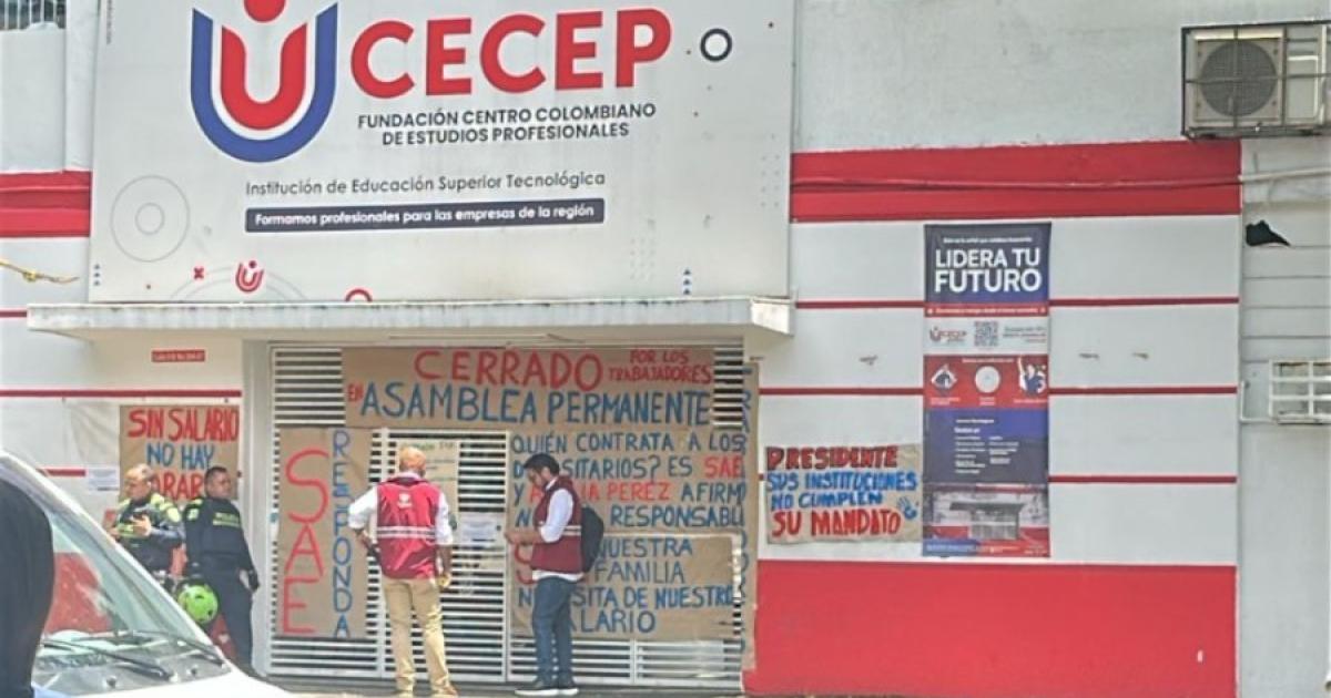 Closure of CECEP in Cali leaves more than 600 students in uncertainty