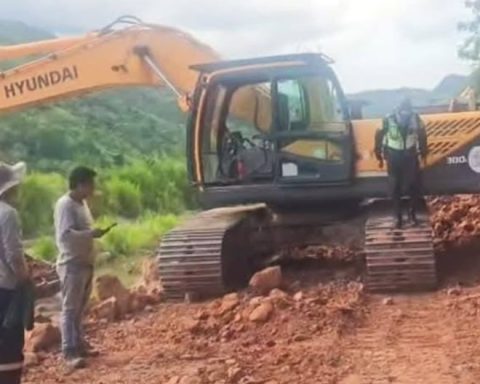 Community members of Pampa Michi capture two men accused of stealing auto parts in Chanchamayo