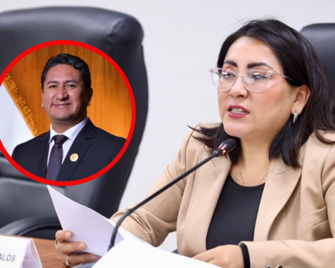 Congressman Kelly Portalatino insists on the innocence of Vladimir Cerrón