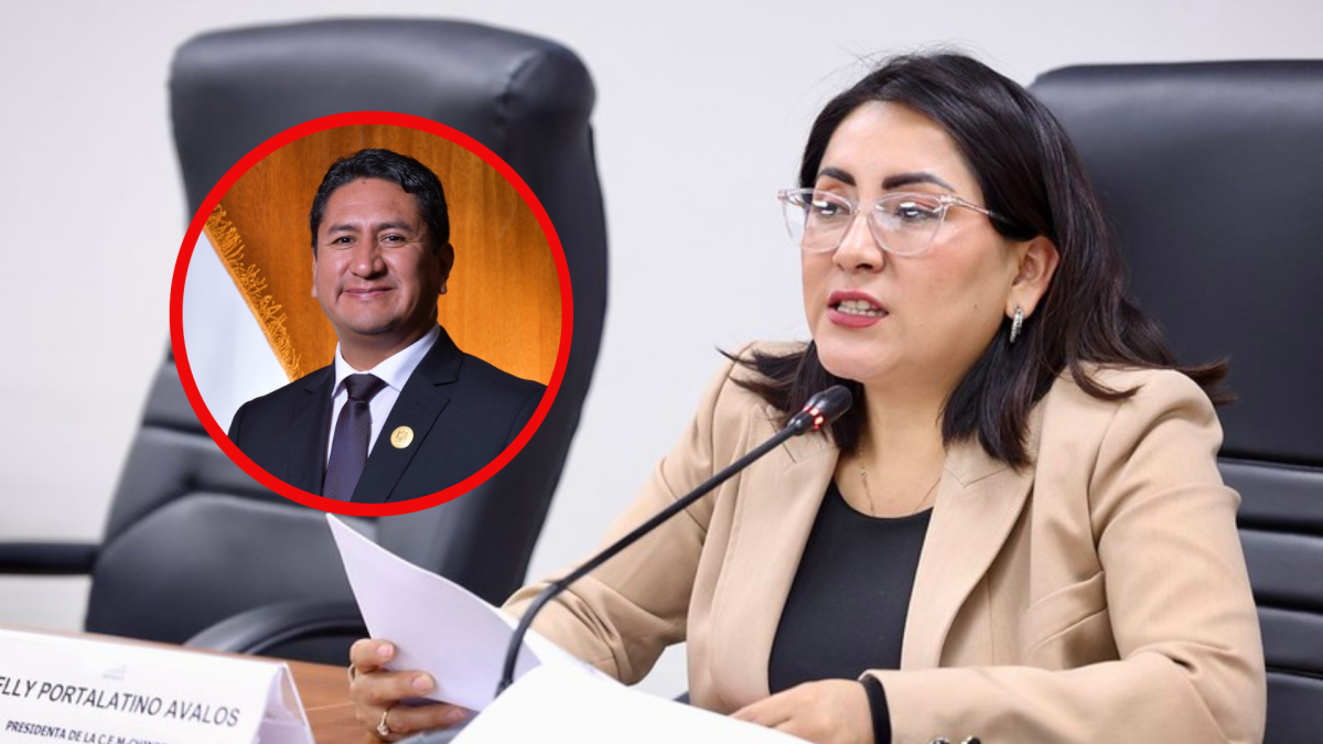 Congressman Kelly Portalatino insists on the innocence of Vladimir Cerrón