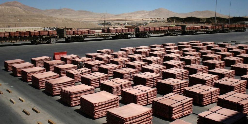 Copper at 16 months in New York