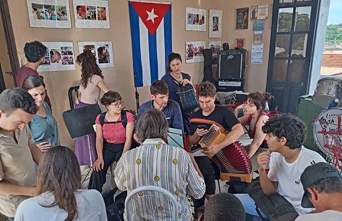“Cultural Harmonies” project brings together young Cuban and Italian musicians in Matanzas