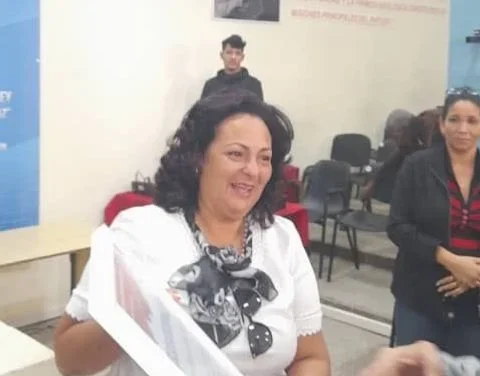 Dania María Santi Morlanes, al ser despedida como decana en febrero de 2024